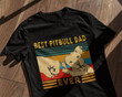 Vintage pitbull dad ever T Shirt Hoodie Sweater