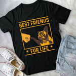 Bulldog best friends for life T Shirt Hoodie Sweater