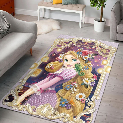 Tangled Disney Princess Characters Disney Movies 3 Area Rug Living Room And Bed Room Rug Gift Us Decor