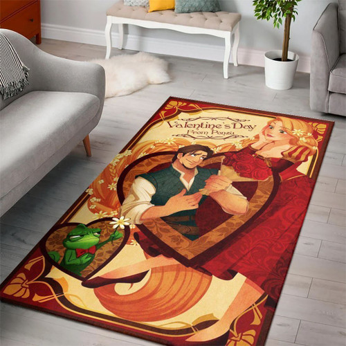 Tangled Disney Princess Characters Disney Movies 7 Area Rug Living Room And Bed Room Rug Gift Us Decor