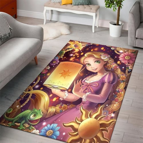 Tangled Disney Princess Characters Disney Movies 8 Area Rug Living Room And Bed Room Rug Gift Us Decor