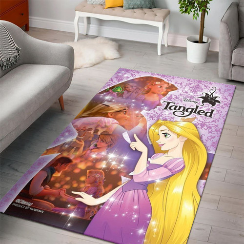 Tangled Disney Princess Characters Disney Movies 9 Area Rug Living Room And Bed Room Rug Gift Us Decor