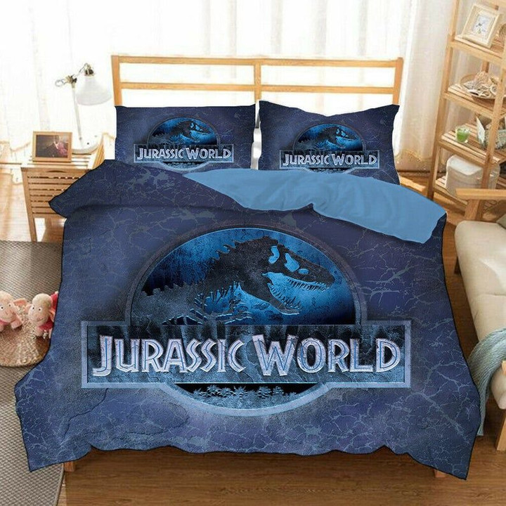 Dinosaur Jurassic Park Jurassic World 2 Duvet Quilt Bedding Set 2 
