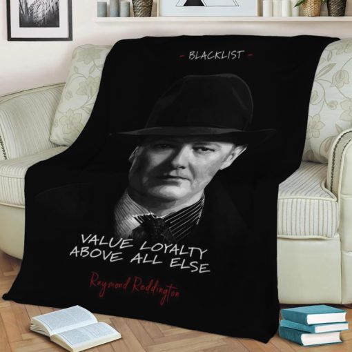 Raymond Reddington Fleece Blanket Gift For Fan, Premium Comfy Sofa Throw Blanket Gift