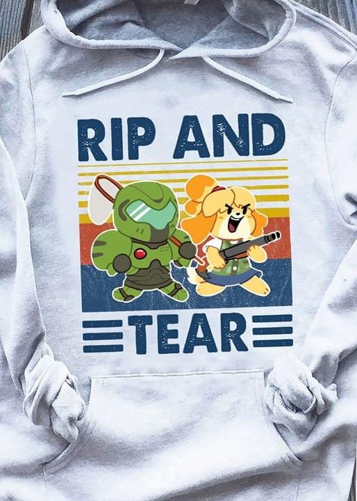 Vintage rip and tear T Shirt Hoodie Sweater