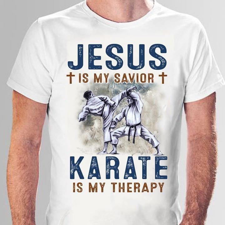 Jesus is my savior karate T Shirt Hoodie Sweater