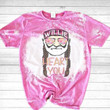 Willie Nelson Shirt Valentines Day Willie Love you Tie Dye Bleached T-shirt