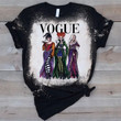 Vogue Halloween Tie Dye Bleached T-shirt