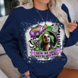 Women's Beetle Juice You’re The Ghost With The Most Babe Halloween Tie Dye Bleached Hoodie