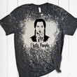 Wednesday Addams Tie Dye Bleached T-shirt