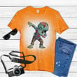 Dabbing Zombie T shirt Halloween Boys Kids Dab Funny Zombies Tie Dye Bleached T-shirt