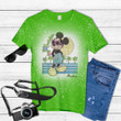 Disney Mickey And Friends Mickey Retro Beach Tie Dye Bleached T-shirt