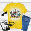 Disney Mickey Mouse and Friends Tie Dye Bleached T-shirt