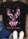 Breast cancer awareness deer save the racks T shirt hoodie sweater