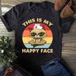 Cat nurse this is my happy face T shirt hoodie sweater