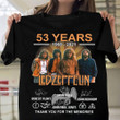 Led Zeppelin signature 53 years 1968 2021 T Shirt Hoodie Sweater