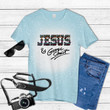 Jesus And George Strait Vintage Tie Dye Bleached T-shirt