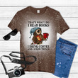 Owl That's What I Do I Read Books I Drink Coffee And I Know Things Tie Dye Bleached T-shirt