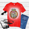 Disney Pixar Toy Story Vintage Circle Portrait Logo Tie Dye Bleached T-shirt