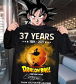 Dragon ball z 37 years 1984 2021 signature Toriyama Akira T Shirt Hoodie Sweater