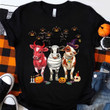 Halloween goat and pumpkin T Shirt Hoodie Sweater