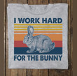 Vintage I work hard for the bunny T Shirt Hoodie Sweater