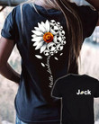 Jack Skellington Daisy Flowers 2 Side T Shirt Sweater Hoodie