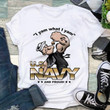 I yam what i yam us navy and proud T shirt hoodie sweater