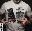 Pug happy father's day amazing daddy mom T Shirt Hoodie Sweater