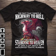 Dragon the fact that there's a highway to hell and only a straircase to heaven says a lot about anticipated traffic numbers T shirt hoodie sweater