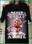 Never underestimate woman who was born in april T Shirt Hoodie Sweater
