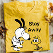 Snoopy dog away T Shirt Hoodie Sweater