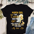 Tinker bell march girl  i have tattoos pretty eyes thick things and cuss too much i am living my best life T shirt hoodie sweater