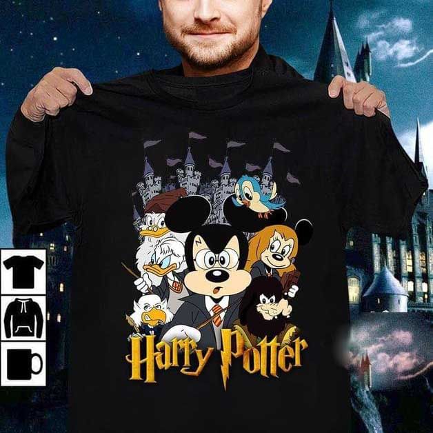 Mickey family Harry Potter T Shirt Hoodie Sweater
