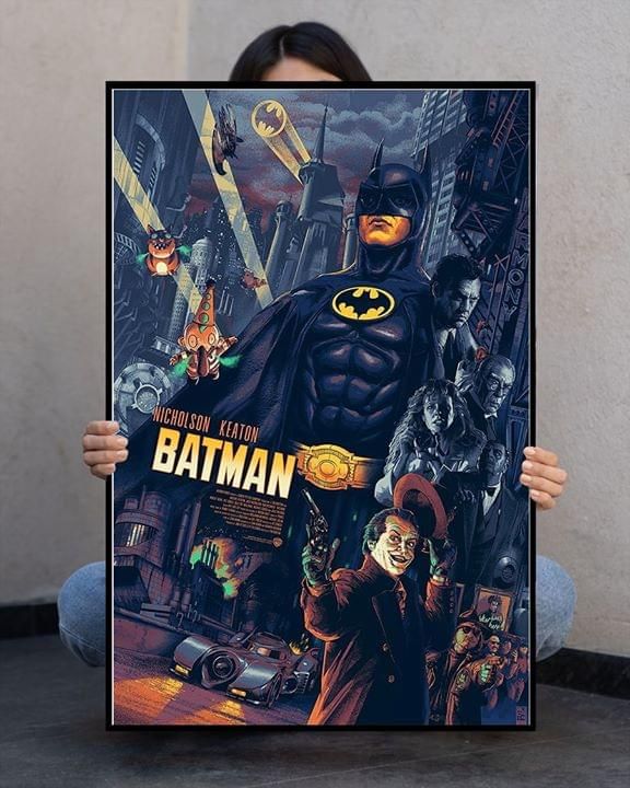 Batman DC Home Living Room Wall Decor Vertical Poster Canvas