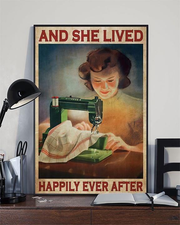 Tailor and she lived happily ever after Home Living Room Wall Decor Vertical Poster Canvas