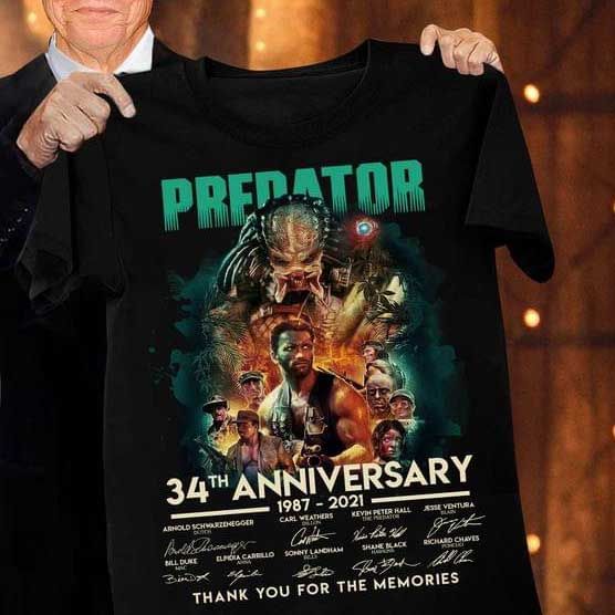 Predator 34th anniversary 1987 2021 T Shirt Hoodie Sweater