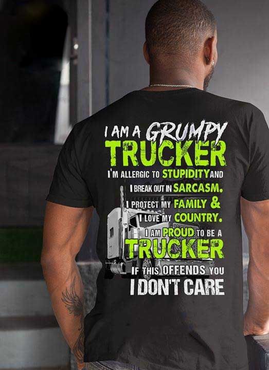 Trucker I'm allergic to stupidity and I break out in sarcasm T Shirt Hoodie Sweater