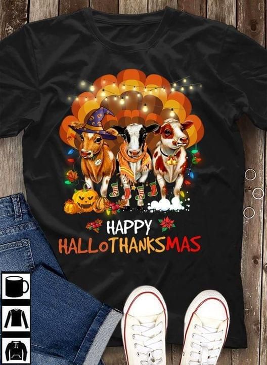 Halloween goat happy hallo thanksmas T Shirt Hoodie Sweater