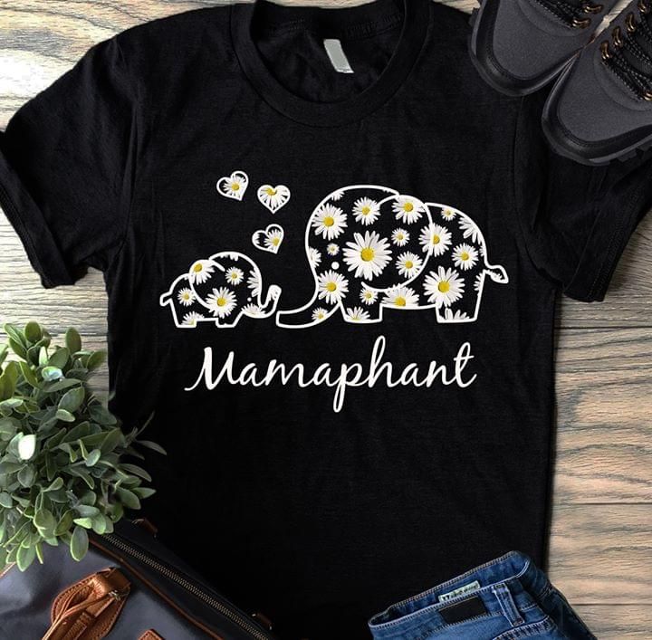 Happy mother mama elephant T Shirt Hoodie Sweater