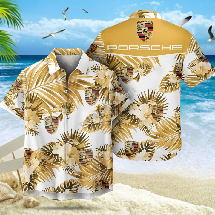 Porsche Premium Hawaiian Shirt