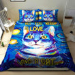 3D All You Need Is Love And A Cat Cotton Bed Sheets Spread Comforter Duvet Cover Bedding Sets