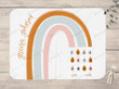 Personalized Rainbow Monthly Milestone Blanket, Newborn Blanket, Baby Shower Gift Watch Me Grow Monthly