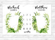 Personalized Greenery Wreaths Monthly Milestone Blanket, Twins Newborn Blanket, Baby Shower Gift Track Growth Keepsake