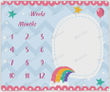 Rainbow Monthly Milestone Blanket, Newborn Blanket, Baby Shower Gift Track Growth Keepsake