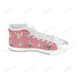 Sphynx White Classic High Top Canvas Shoes