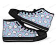 Cute Narwhal High Top Shoes