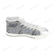 Highlander Cat White Classic High Top Canvas Shoes