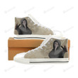 SCP-049 White Classic High Top Canvas Shoes