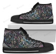 Peace Sign Hippie High Top Shoes
